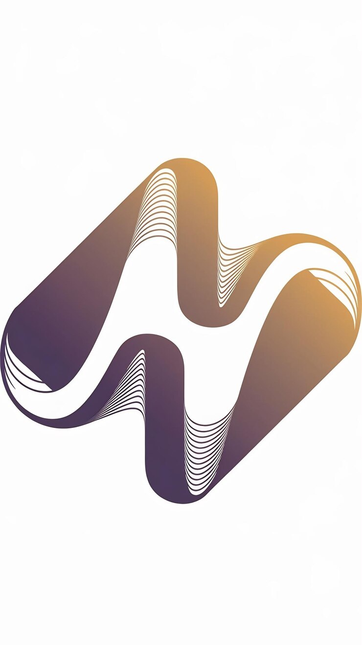 Foto rombos abstractos logotipo ondulado rombos geométricos icono de la compañía