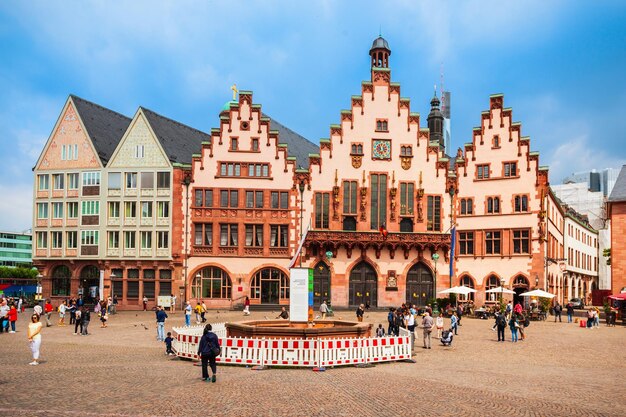 Romer mittelalterliches Gebäude in Frankfurt