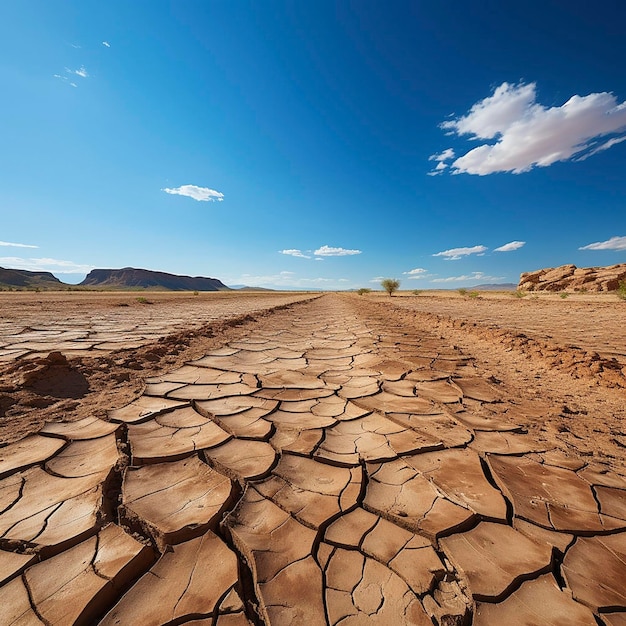 Foto se rompió en el desierto.