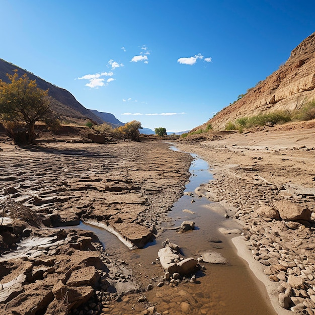 Foto se rompió en el desierto.