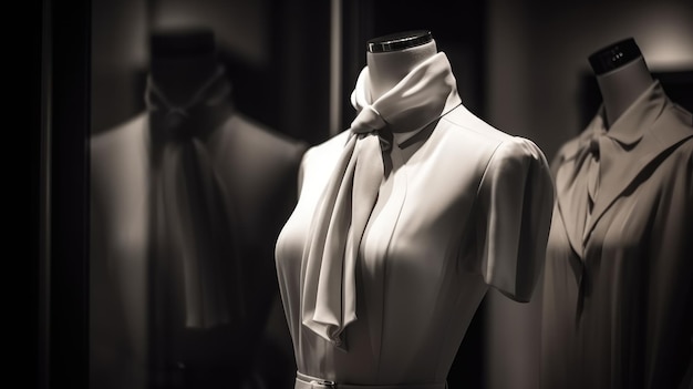 ropa elegante en maniquí