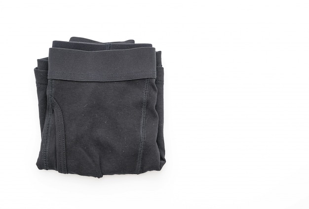 Ropa interior masculina sobre fondo blanco
