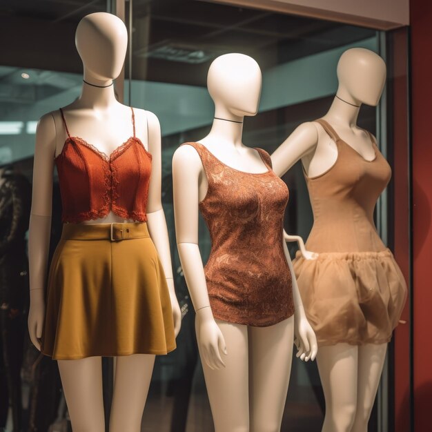 Foto ropa en el maniquí