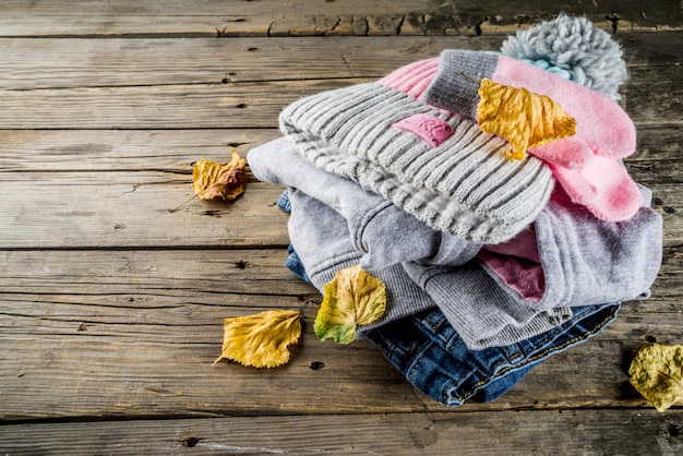 Foto ropa de otoño para niña