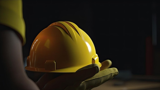 Ropa de trabajo de construcción Casco Concepto del Día del Trabajo