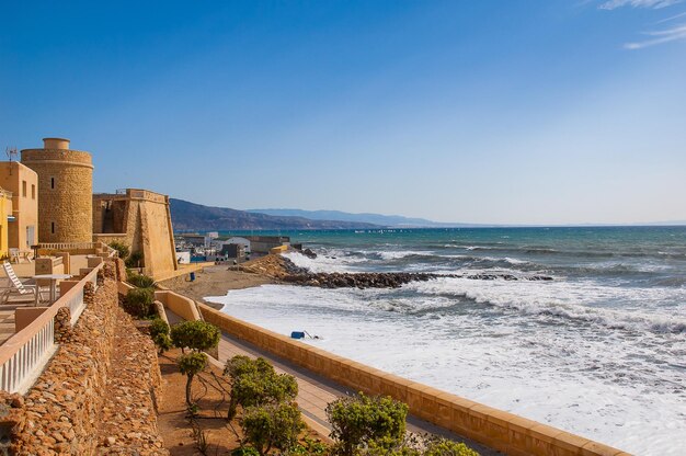 Roquetas de Mar ist eine Küstenstadt in Almeria, Andalusien, Spanien