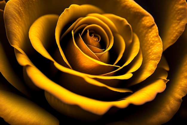 Una rosa amarilla se muestra en esta imagen.