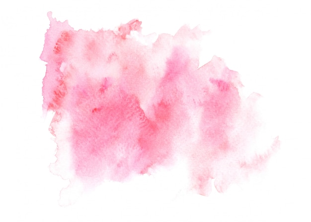 Foto rosa aquarellfleck schattiert farbenanschlag