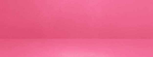 Rosa Betoninnenhintergrundfahne. Leere Vorlagenszene