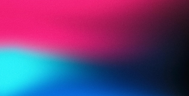 Rosa, blau, schwarz, leuchtende Neonfarben, Hintergrund, Kornstruktur, breite Bannergröße