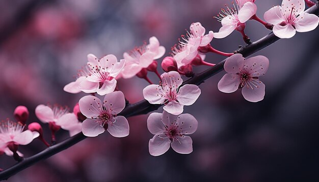 Foto rosa blüten auf einem blütenblatt