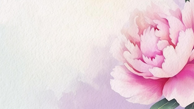 Rosa Blumen auf einem rosa Hintergrund