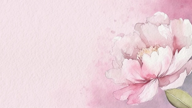 Rosa Blumen auf einem rosa Hintergrund