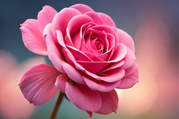 Rosa Blumentapeten, die Sie zum Lächeln bringen