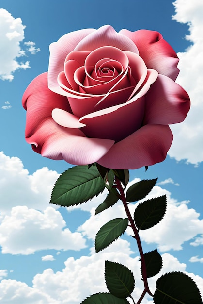 una rosa en el cielo