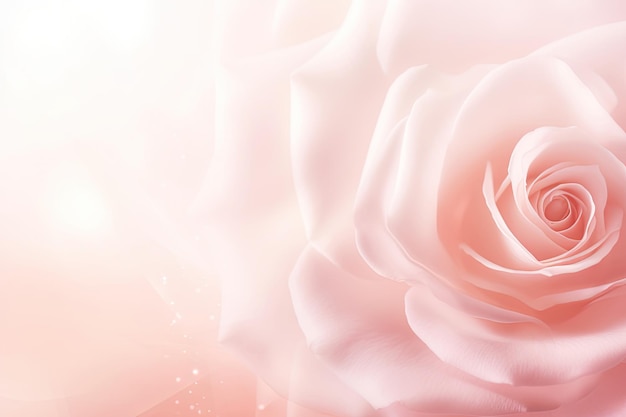 Rosa de color rosa Copiar espacio para su texto