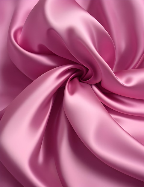 Rosa elegante y hermoso satén ondulado seda textura de tela de lujo fondo fondo abstracto