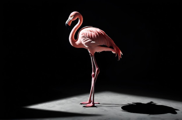 rosa Flamingo abstrakter Hintergrund von Flamingo wunderschöner rosa Flamingo