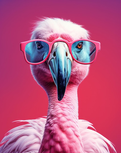 Rosa Flamingo-Poster