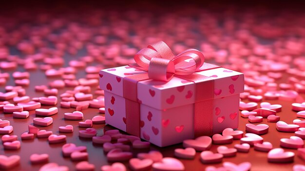 rosa Geschenke rosa Geschenkkiste Liebesgeschenkkiste Valentinstag Geschenkkaste