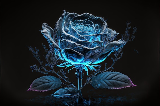 rosa de hielo