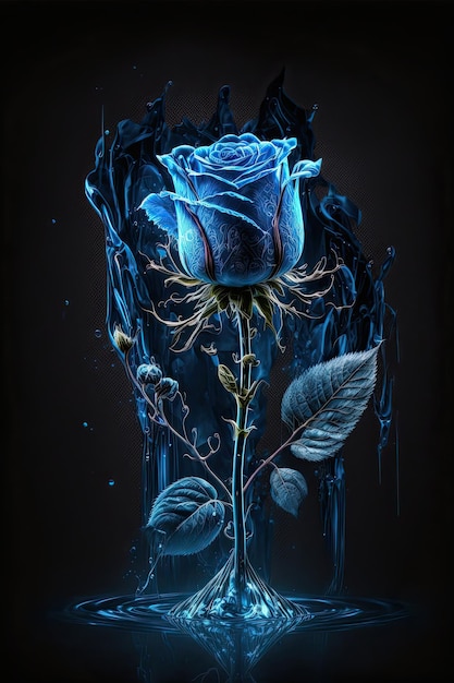 rosa de hielo