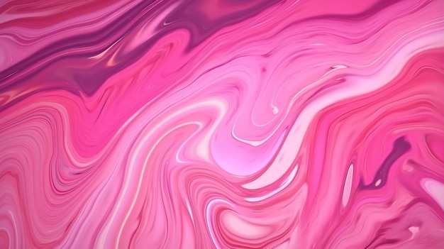 Rosa Hintergrund mit einem Farbwirbel und einem rosa Hintergrund