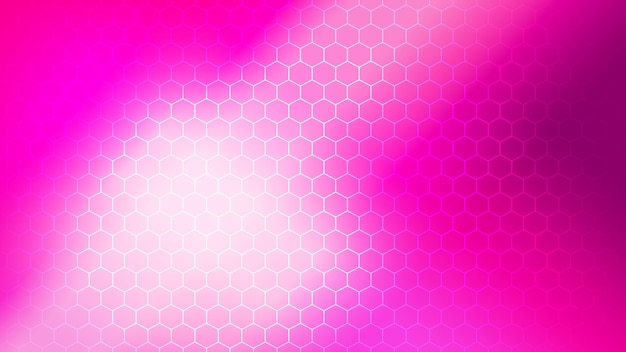 Rosa Hintergrund mit einem Hexagonmuster