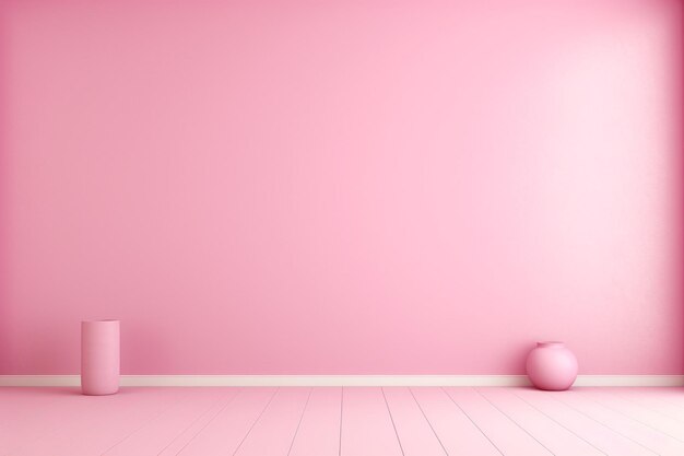 Foto rosa hintergrund und leerer raum