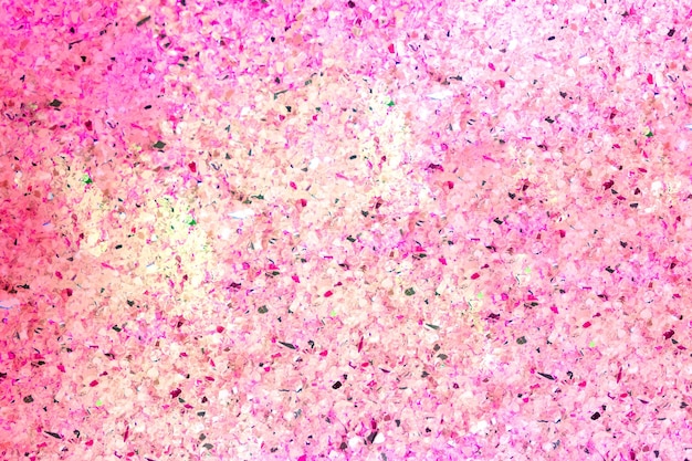 Rosa Korallenkristall des abstrakten Hintergrundes, Draufsicht, Kopienraum