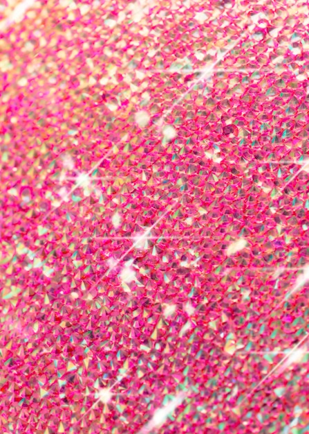 Foto rosa kristalle funkeln hintergrund einladungskarte