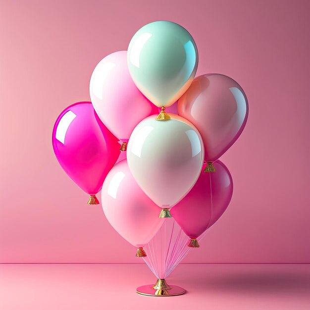 Rosa Luftballons