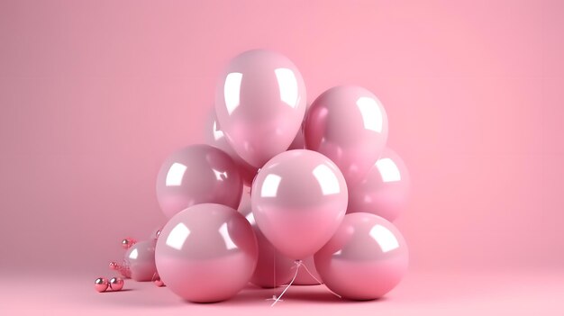 Rosa Luftballons