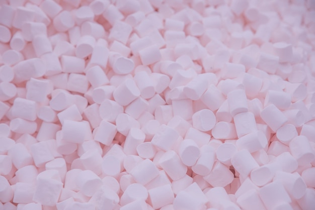 Rosa Marshmallow-Textur hautnah. Hintergrunddesignkonzept