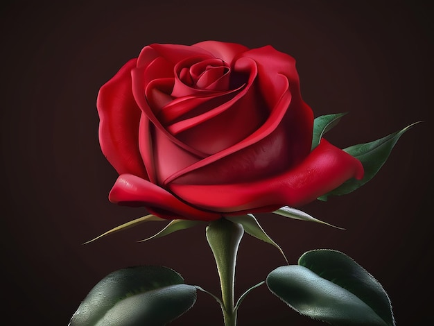 La rosa roja