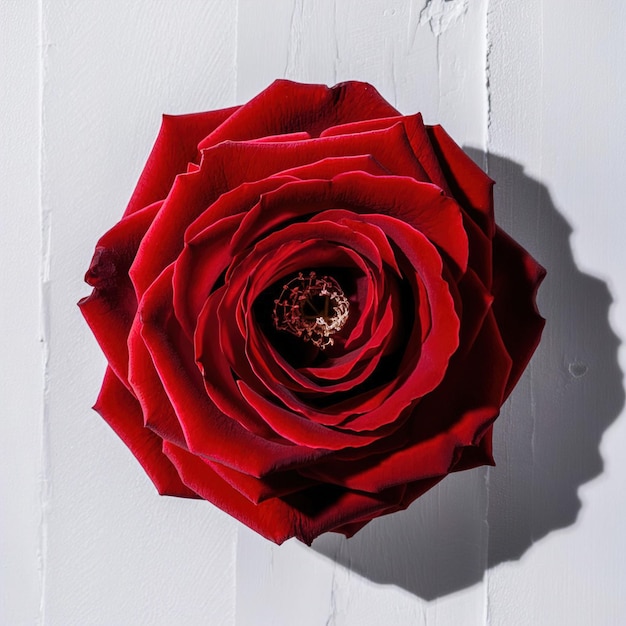 Foto la rosa roja