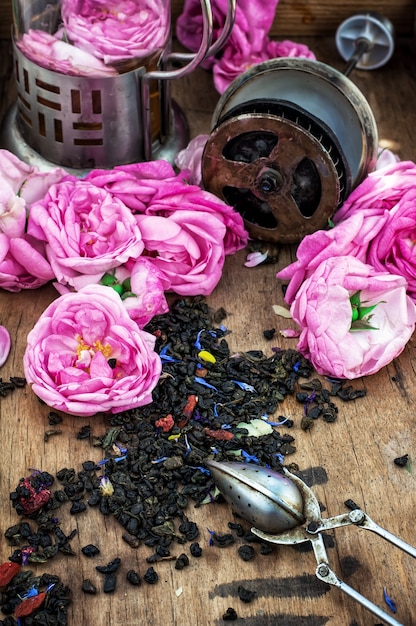 Rosa de té