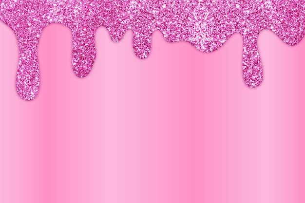 Rosa tropfender Glitter-Hintergrund