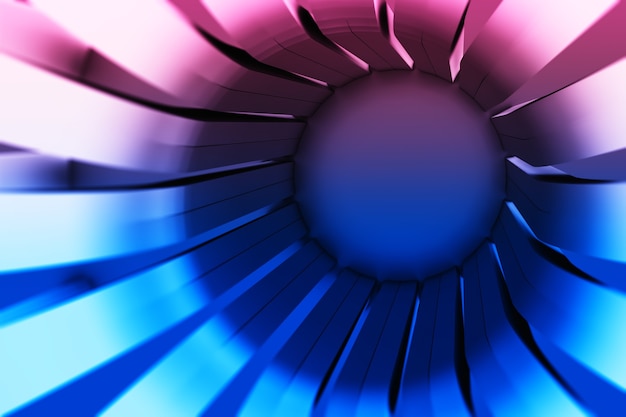 Rosa und lila 3D-Formen abstrakter Rendering-Hintergrund