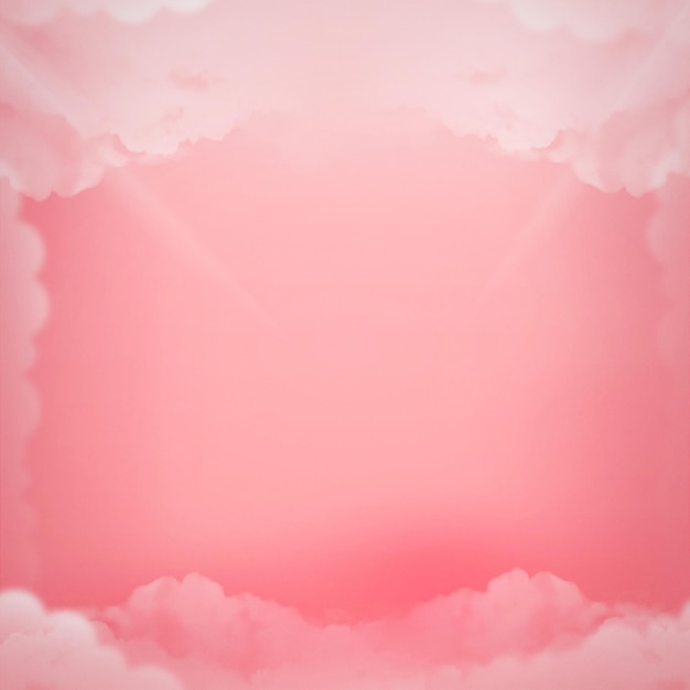 Foto rosa wolkenhintergrund für fahne