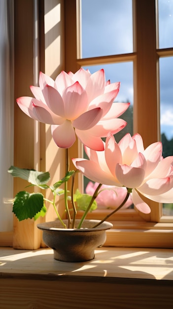 Rosafarbener Kaktus auf Windows UHD-Hintergrundbild