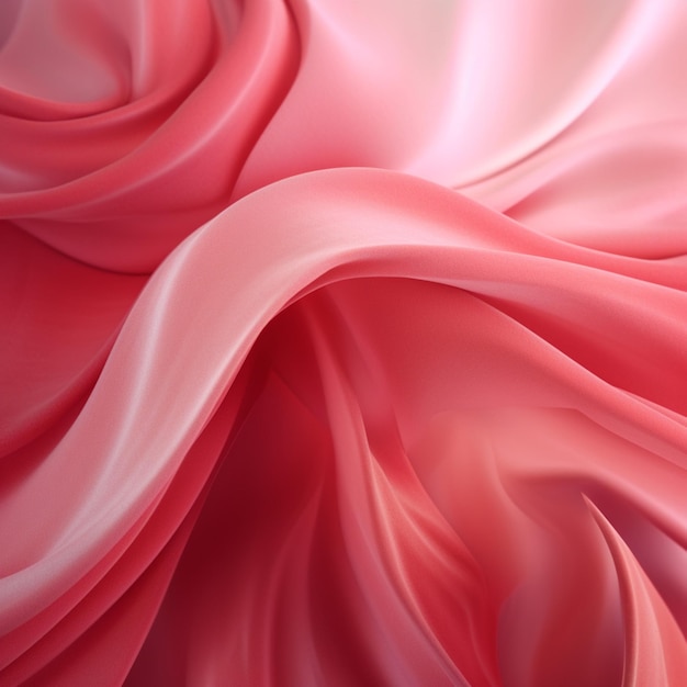Rosafarbener Stoff mit weißem Hintergrund