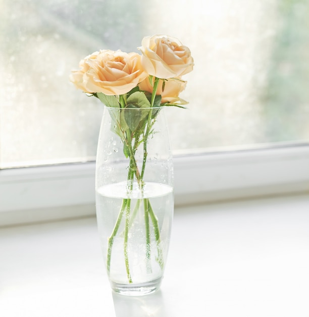 Rosas para o dia das mães, cartão modelo para 8 de março