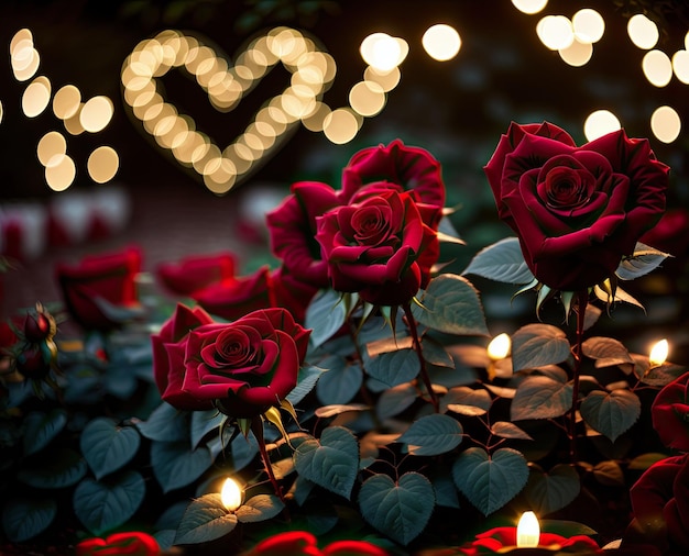rosas y un regalo en un jarrón sobre un fondo de madera fondo de aniversario de san valentín hermosa belleza