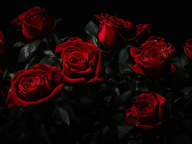 Foto rosas rojas en fotografia