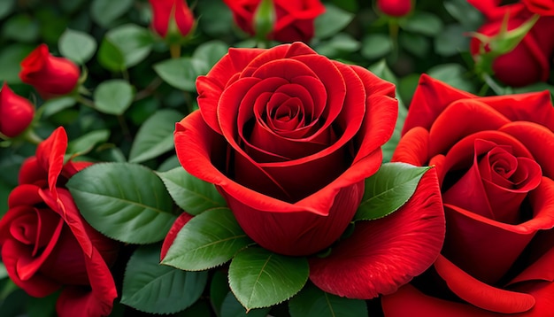 Rosas rojas Hermosas imágenes de rosas rojas