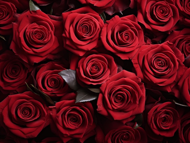 Foto rosas rojas naturales fondo flores pared romántico papel tapiz floral valentines concepto