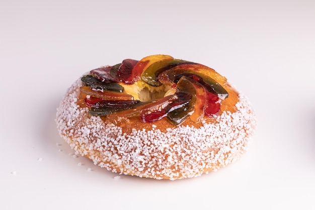 Rosca de reyes king cake fruta glaseada provenzal Galette des rois