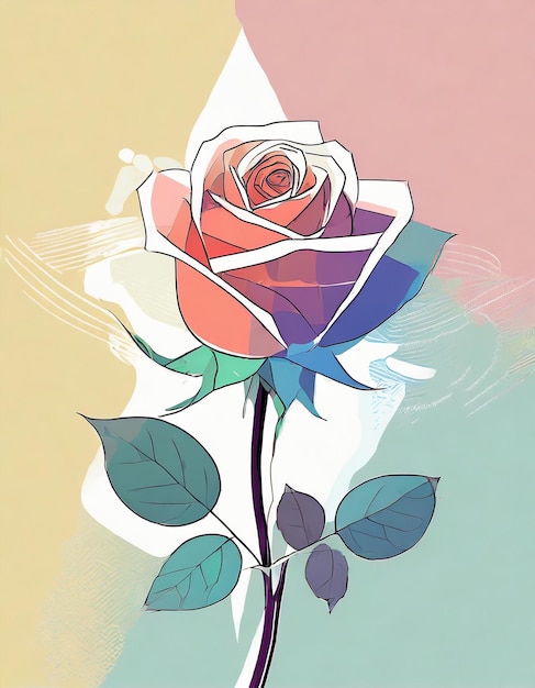 Rose-Blumen-Bild