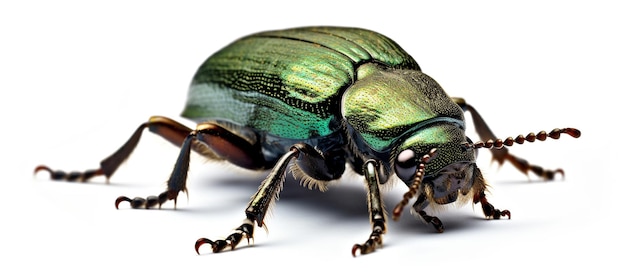 Foto rose chafer potosia cuprea isolado em fundo branco